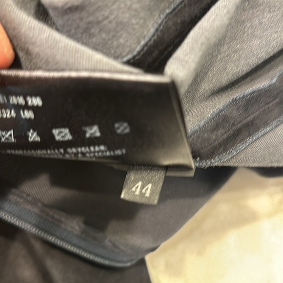 Prada Navy Suede A-Line Short Sleeve Dress Women’s size 40 or US 4 - Picture 10 of 15